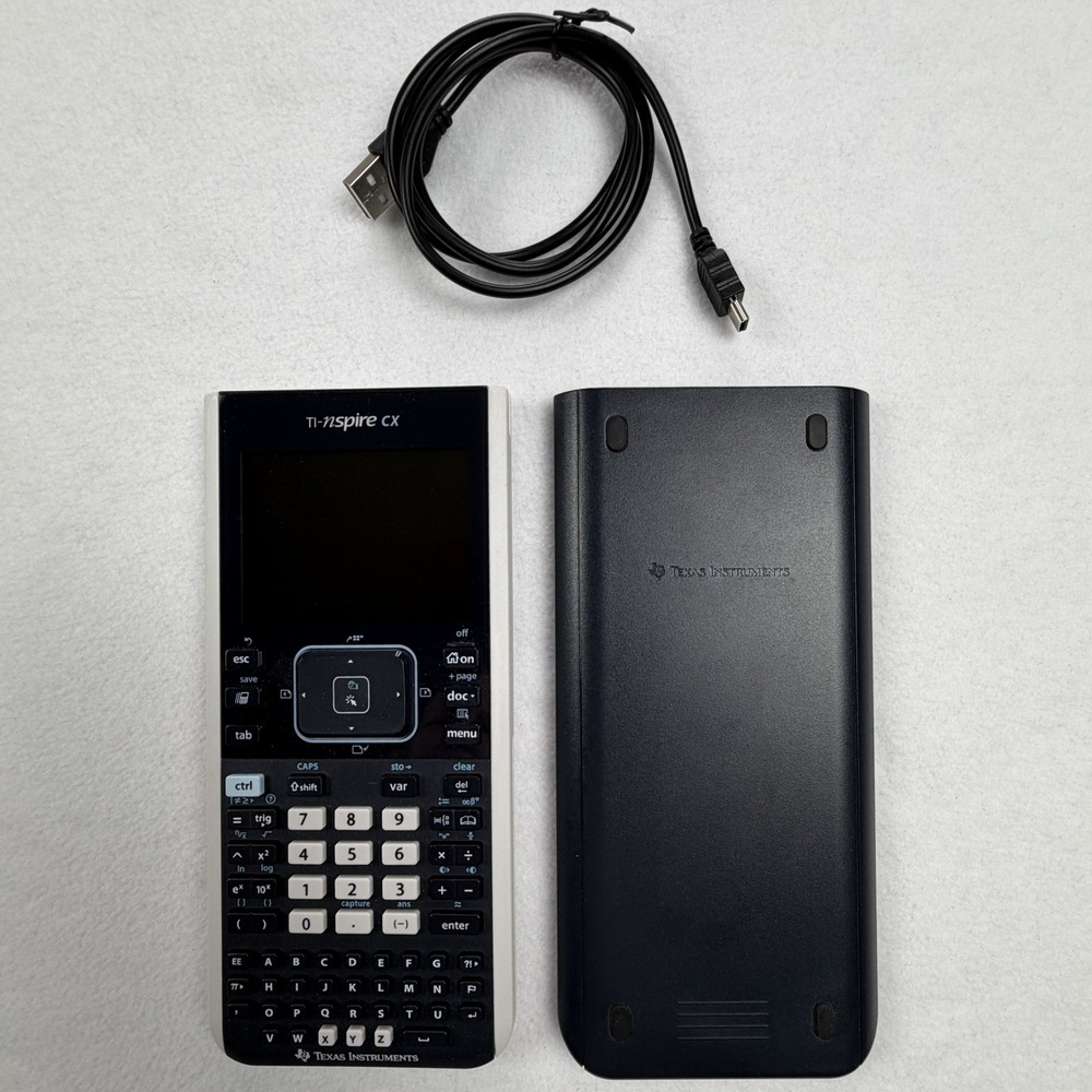 Texas Instruments TI-Nspire CX Graphing Calculator Color Screen with Cable Case